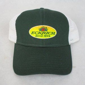 Eckrich Embroidered Snapback Trucker Mesh Cap Gree
